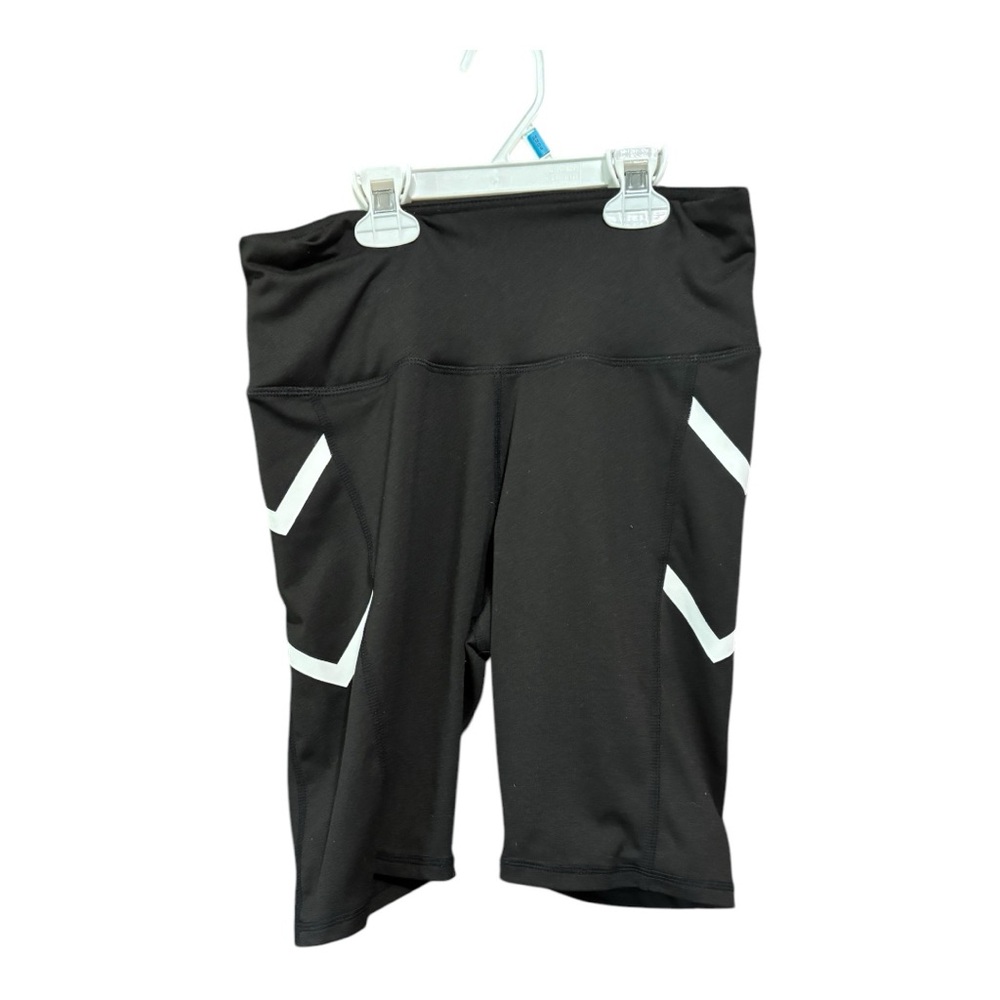 Black and White Athletic Shorts